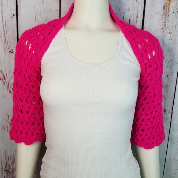 Crochet shrug and flip flop sock set - Picture 1 of 6